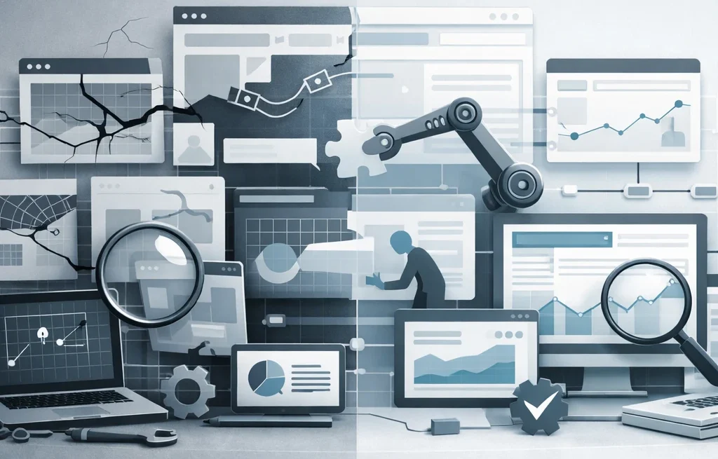 ممیزی سئو و بازیابی وب‌سایت‌های با عملکرد ضعیف